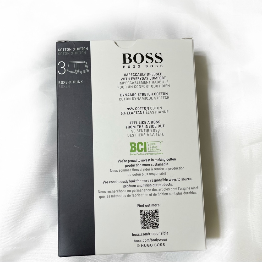 BOSS HUGO BOSS COTTON STRETCH BOXER/TRUNK - Picture 4 of 5